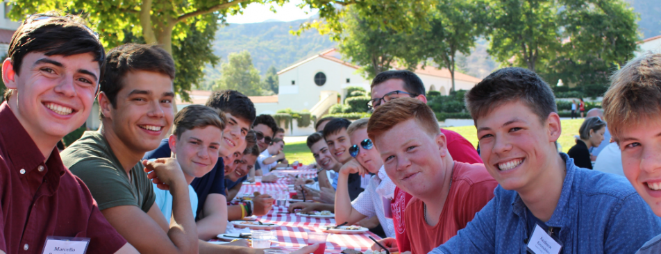 Students at a picnic on the California High School Summer Program