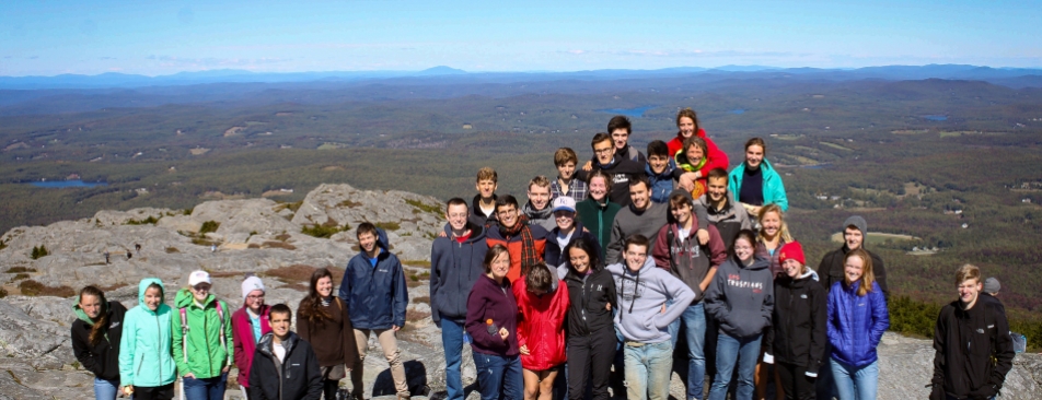 Students summit New Hampshire's Mt. Monadnock