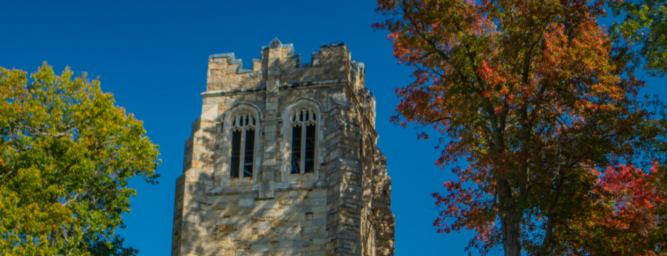 Bell tower of New England chapel