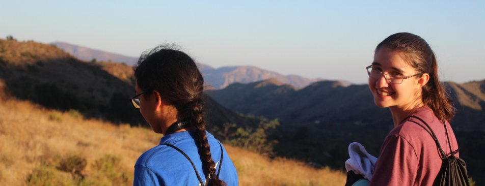 Students hike on the California Summer Program