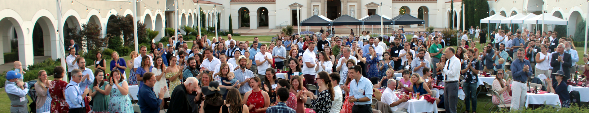 Alumni socialize at the annual College Alumni Dinner
