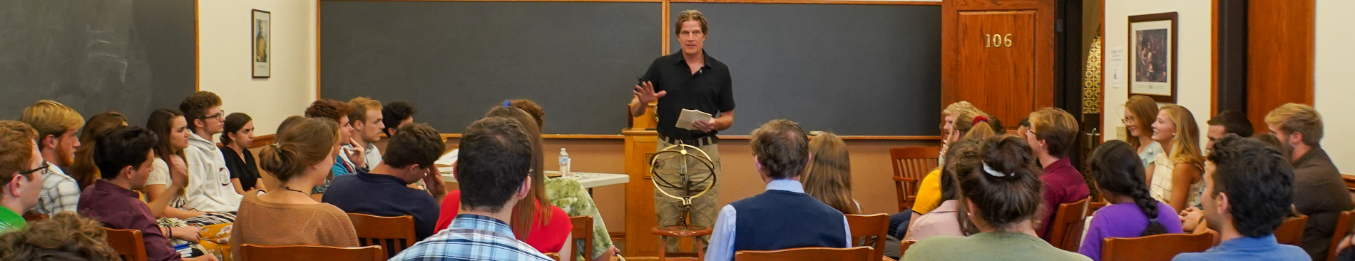 Tom Van Damme speaks to TAC students