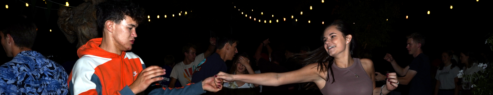 Students dance
