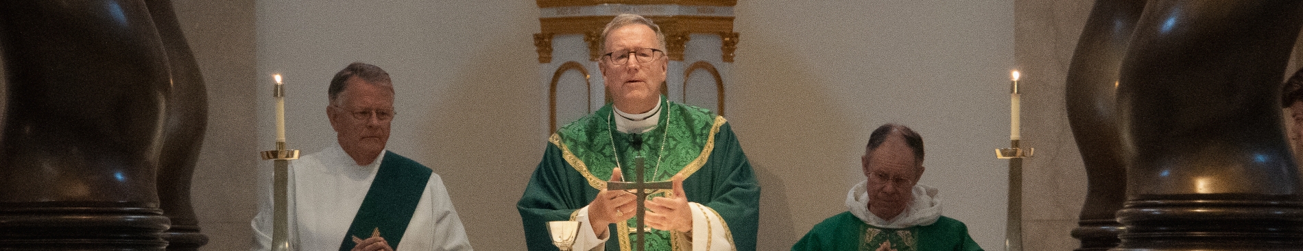 Bishop Barron offers Mass