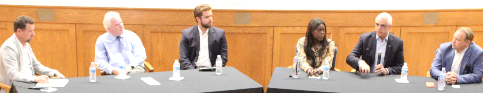 The six members of the career panel