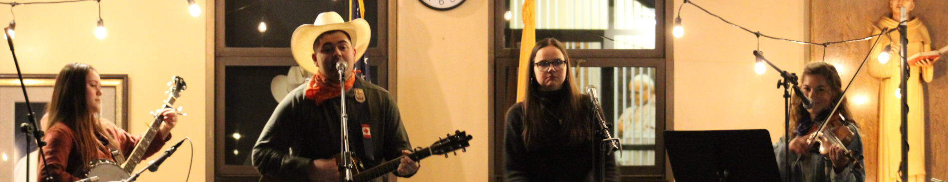 Four perform at open mic night