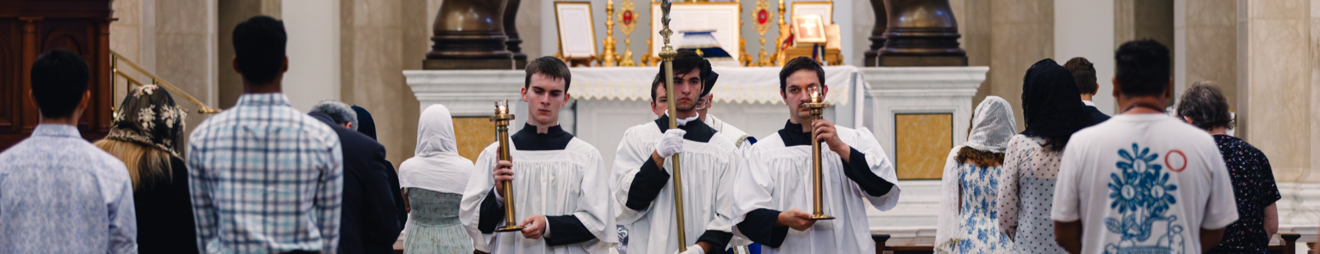 Fr. Marczewski celebrates a Missa Cantata