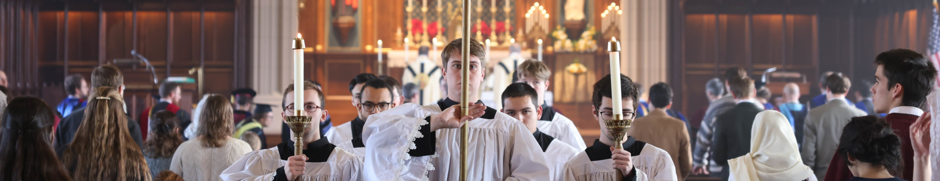 Acolytes at Mass