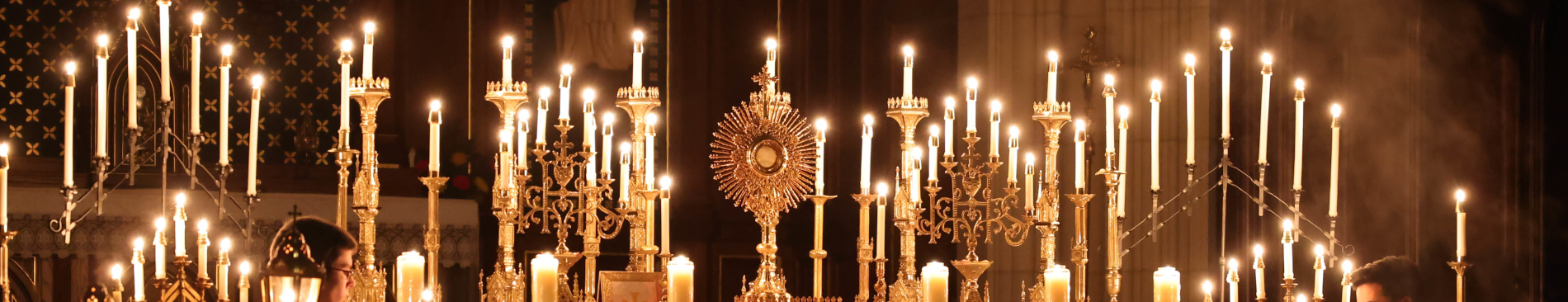 Adoration at a Holy Hour