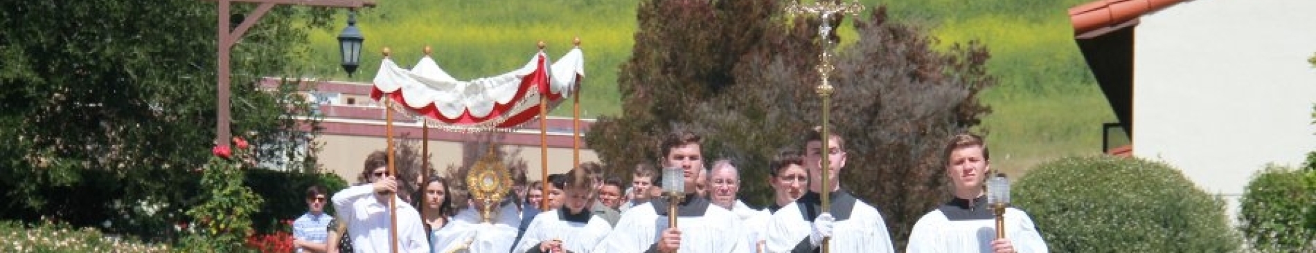 Slideshow: A Eucharistic Procession for Divine Mercy Sunday