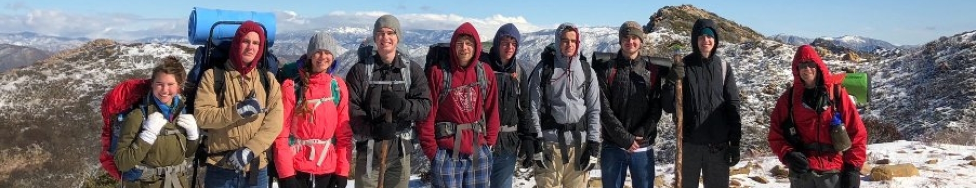 Slideshow: Fr. Paul Leads Freshmen on Backpacking Trip to To