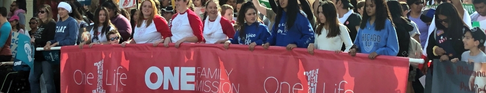 Slideshow: Students Celebrate Human Life at OneLife LA 2020