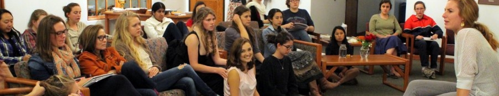 Women Contemplate Leisure as part of “Dorm Talk Series”