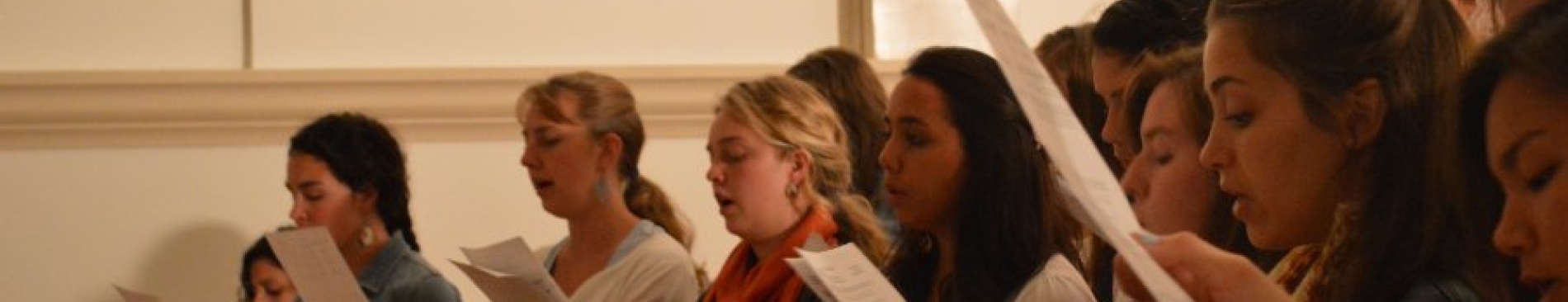 Audio: Women of St. Thérèse Hall Sing at Mass for their Patr