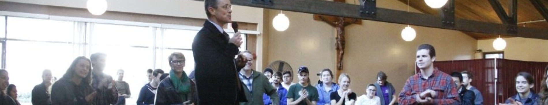 Photos: Students Await Departure for Walk for Life