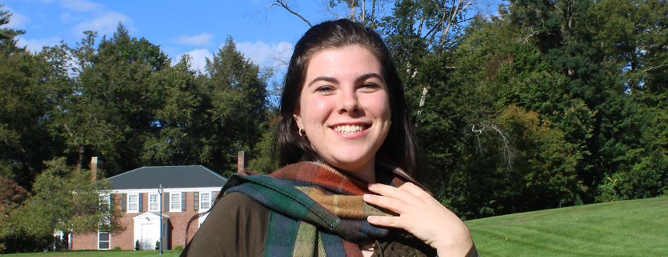 Student in scarf