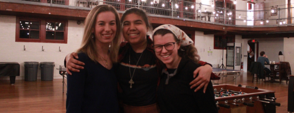 Three students