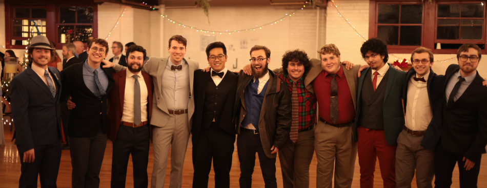 The boys at the new england dance