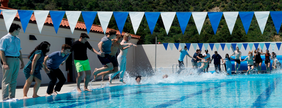 Senior Pool Jump