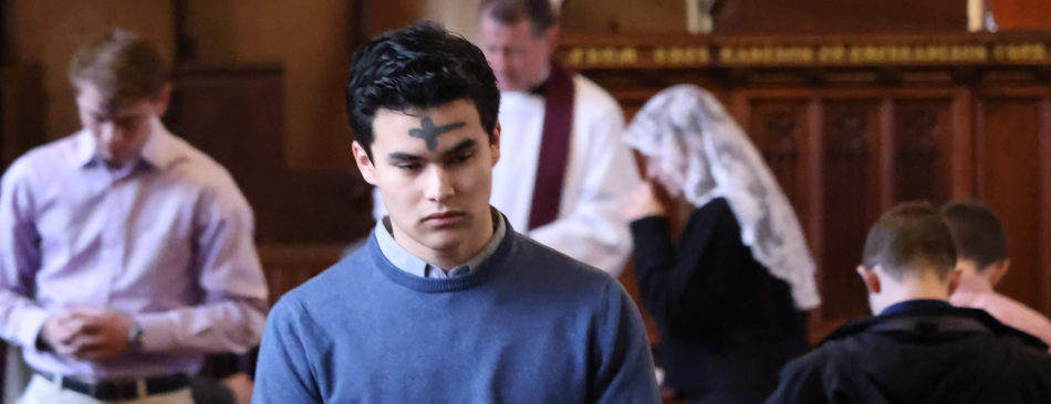 Student with ashes