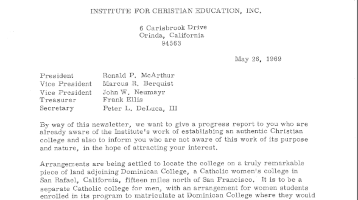 First Newsletter